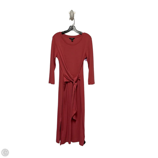 Dress Casual Midi By Lauren By Ralph Lauren In Pink, Size: L