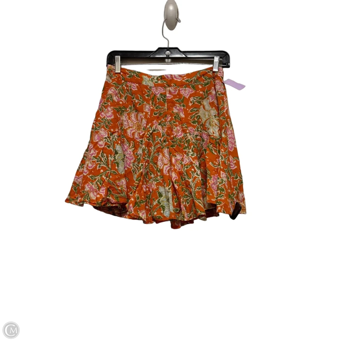 Skirt Maxi By Free People In Green & Orange, Size: 6
