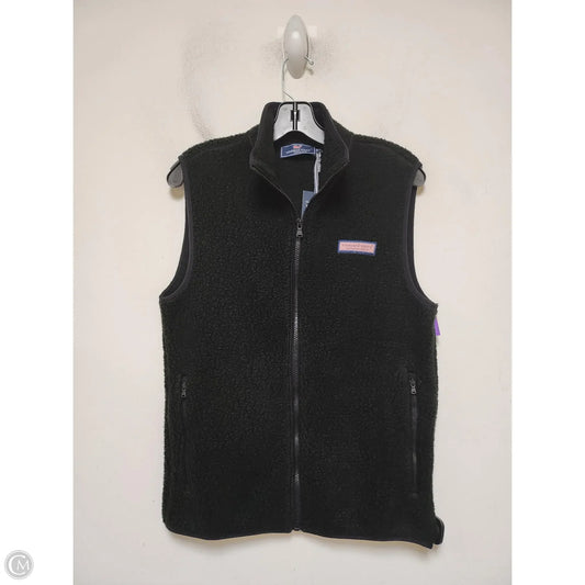 Vest Faux Fur & Sherpa By Vineyard Vines In Black, Size: Xs