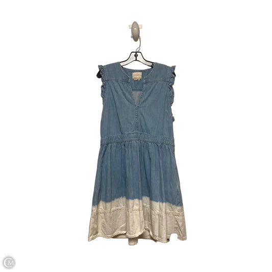 Dress Designer By Kate Spade In Blue Denim, Size: Xl