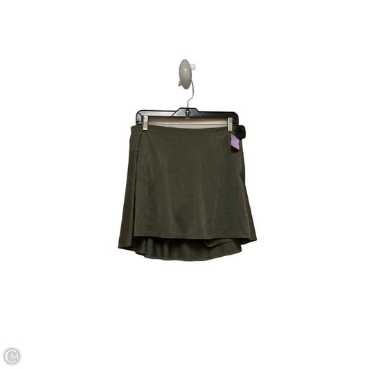 Athletic Skort By Nike Apparel In Green, Size: M