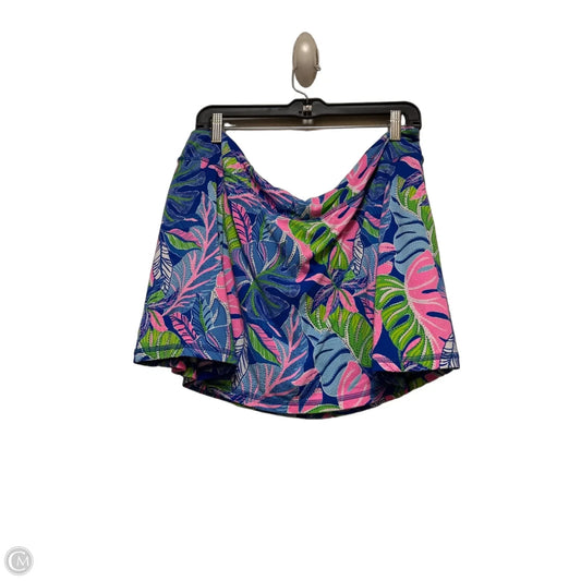 Skort Designer By Lilly Pulitzer In Tropical Print, Size: Xxl