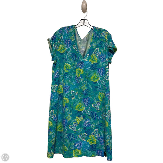 Dress Designer By Lilly Pulitzer In Tropical Print, Size: Xxl