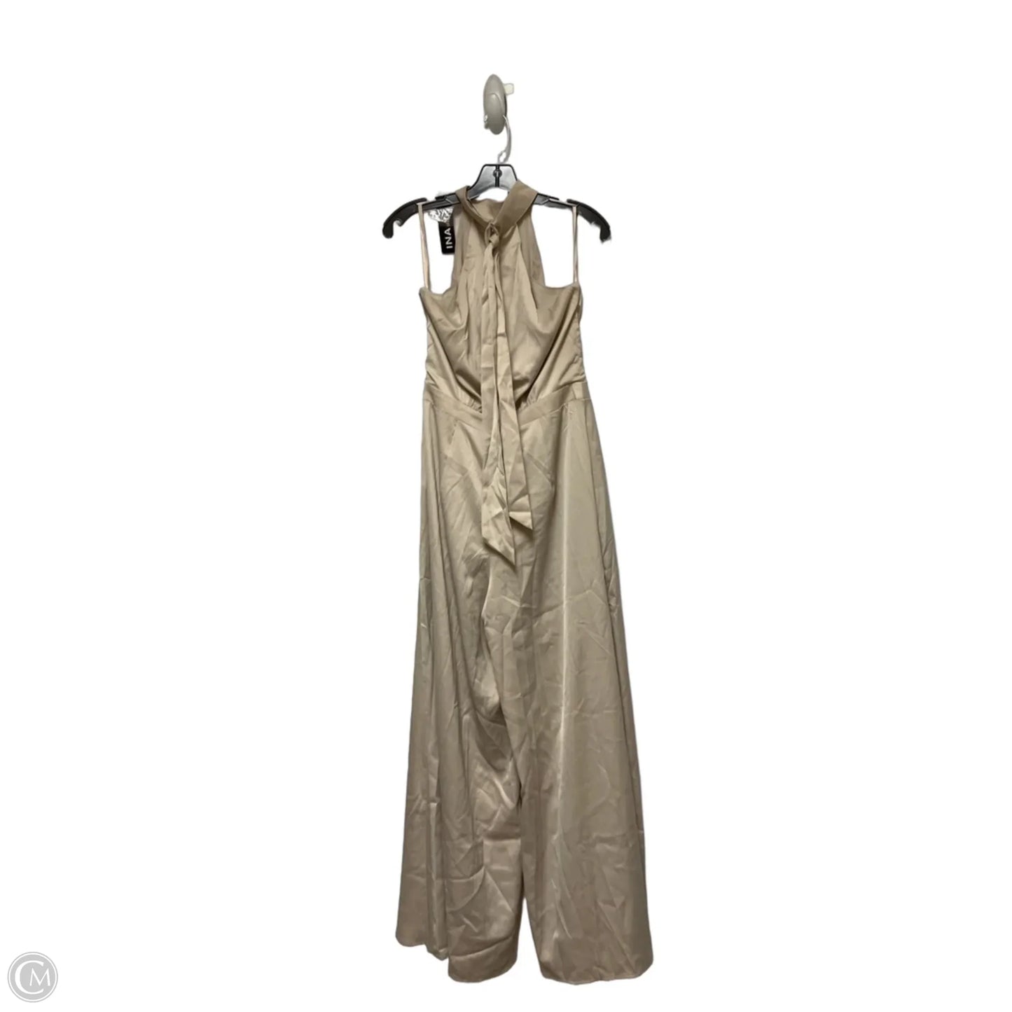 Jumpsuit By Clothes Mentor In Beige, Size: M
