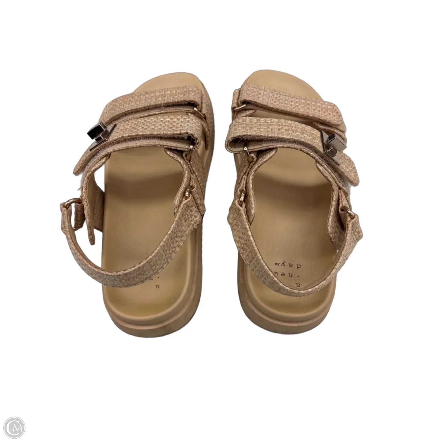 Sandals Flats By A New Day In Tan, Size: 7