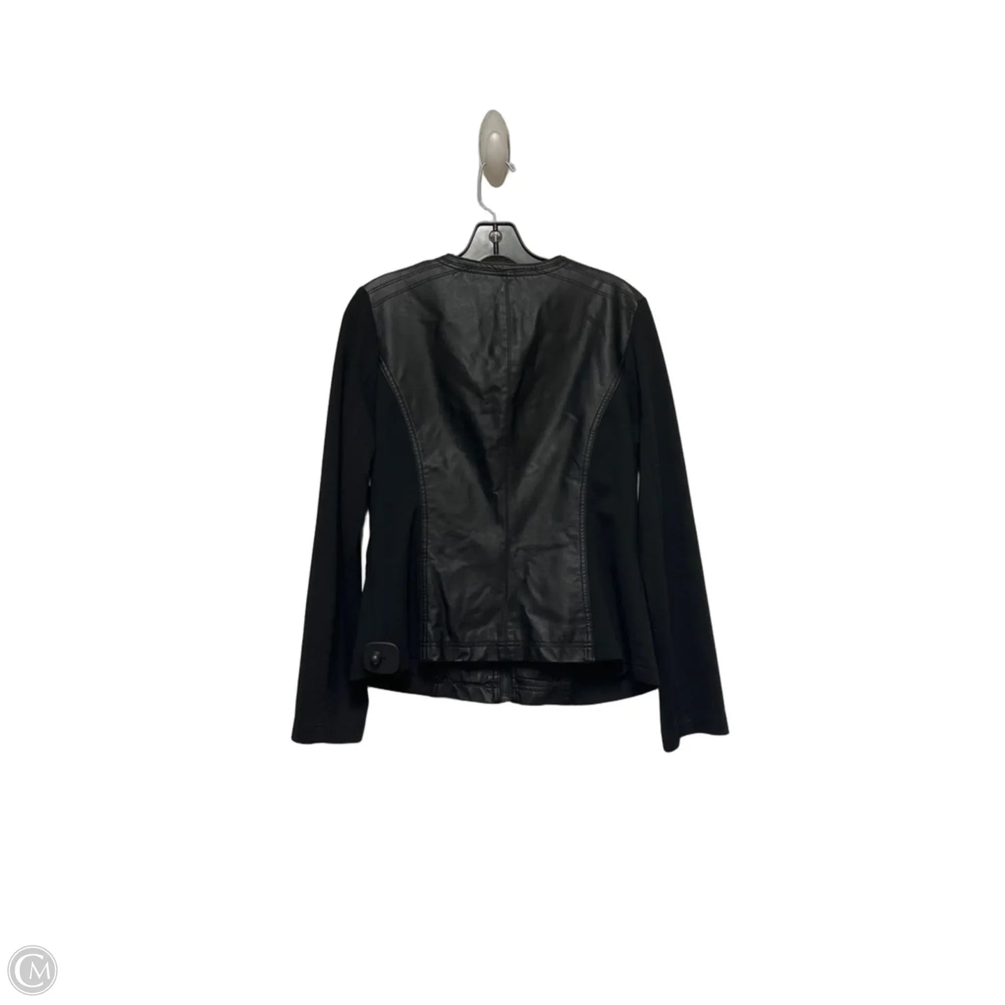 Jacket Moto By Alfani In Black, Size: M