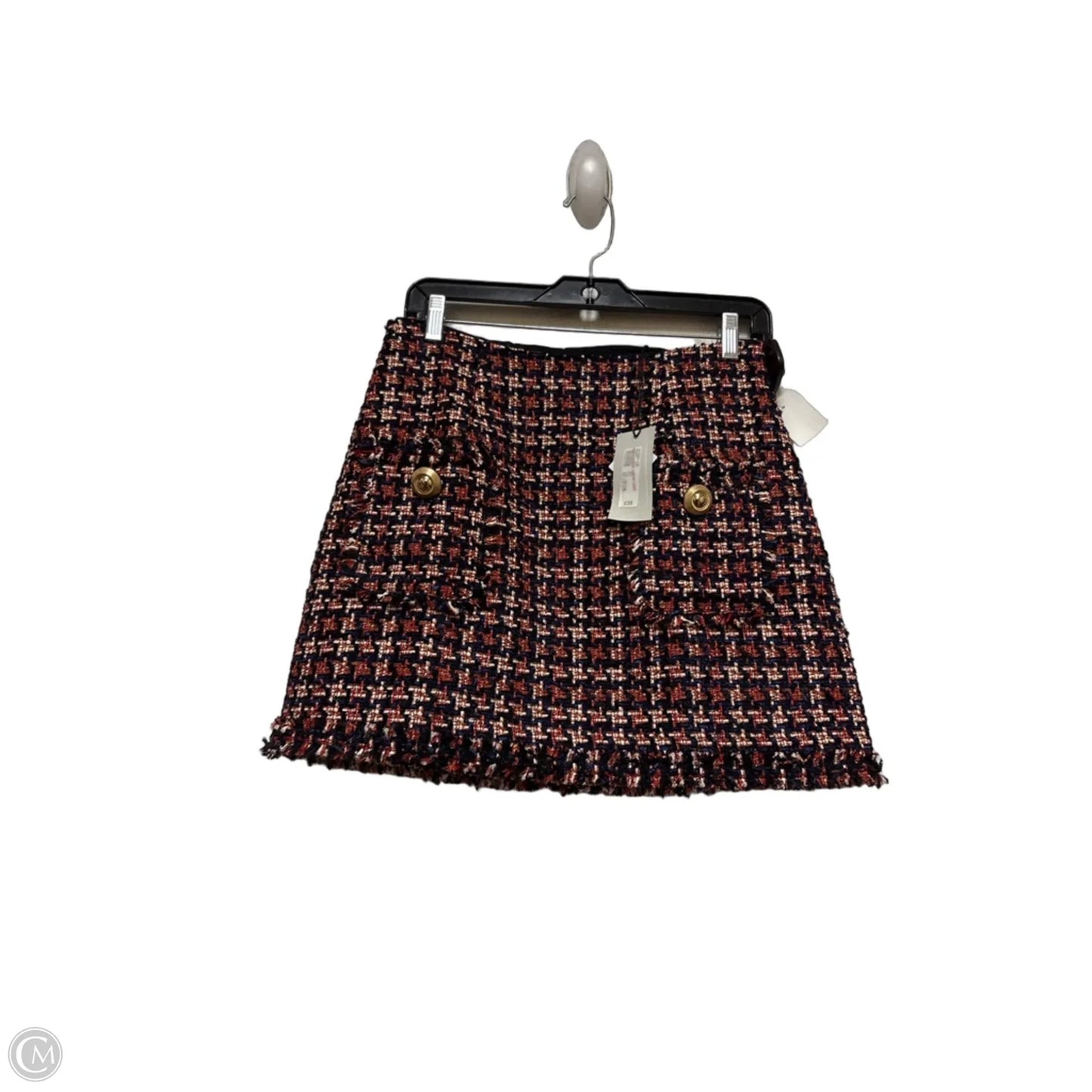 Skirt Mini & Short By River Island In Plaid Pattern, Size: 10