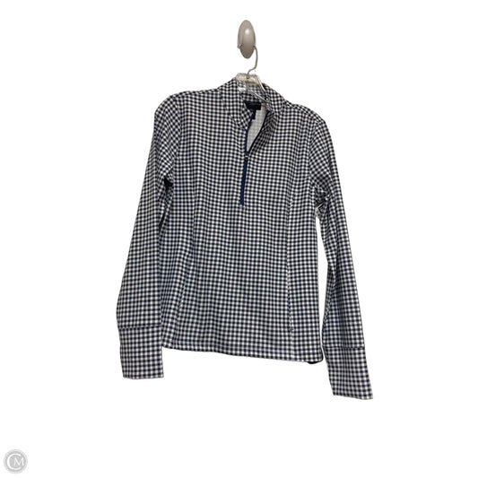 Athletic Jacket By Cynthia Rowley In Plaid Pattern, Size: M