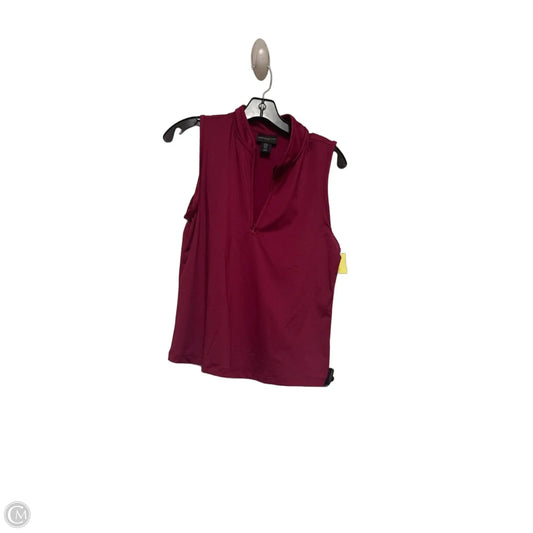 Athletic Top Short Sleeve By Cynthia Rowley In Red, Size: M