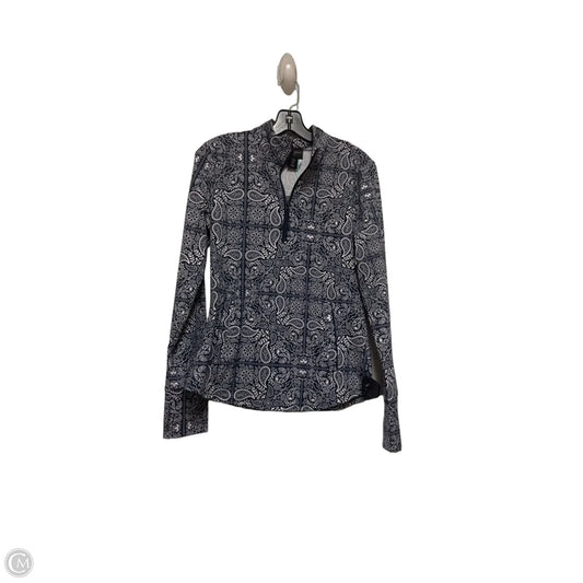 Athletic Jacket By Cynthia Rowley In Paisley Print, Size: M
