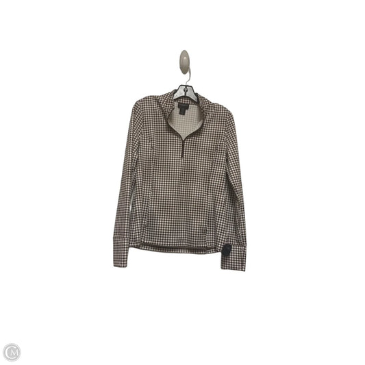 Athletic Jacket By Cynthia Rowley In Plaid Pattern, Size: M