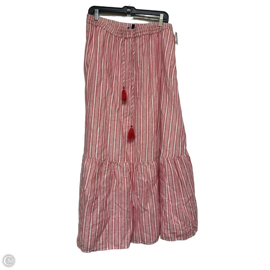 Skirt Maxi By Talbots In Striped Pattern, Size: 12