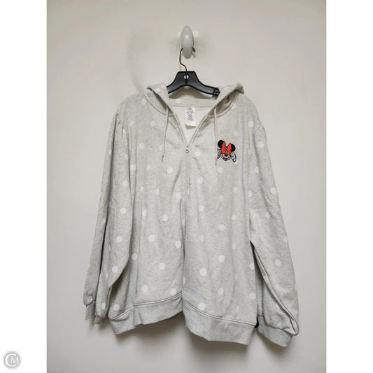 Sweatshirt Hoodie By Disney Store In Polkadot Pattern, Size: 3x