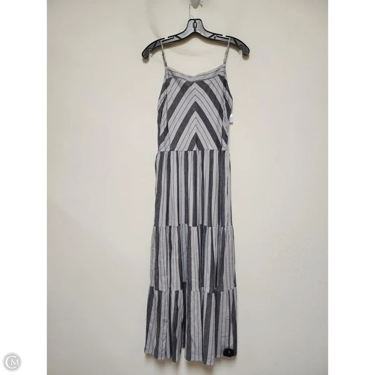 Dress Casual Midi By Splendid In Striped Pattern, Size: L