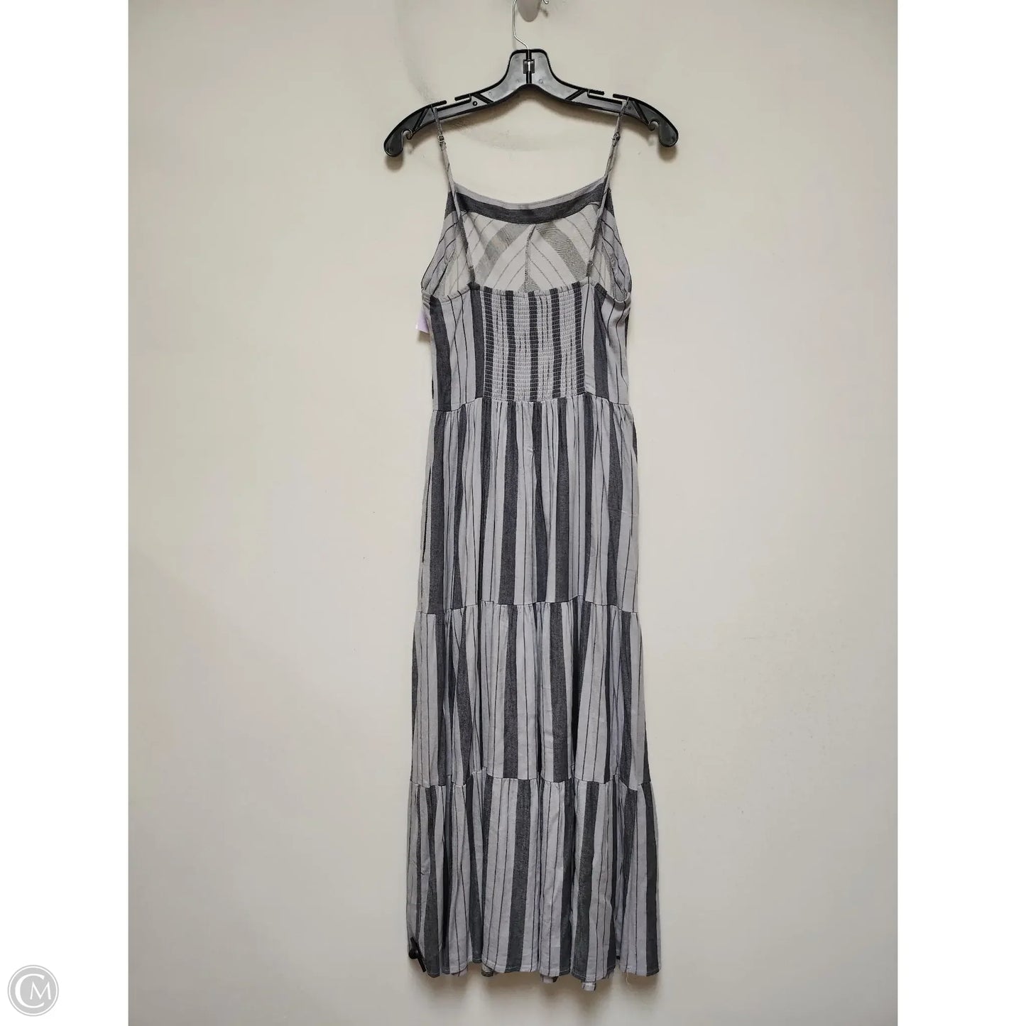 Dress Casual Midi By Splendid In Striped Pattern, Size: L