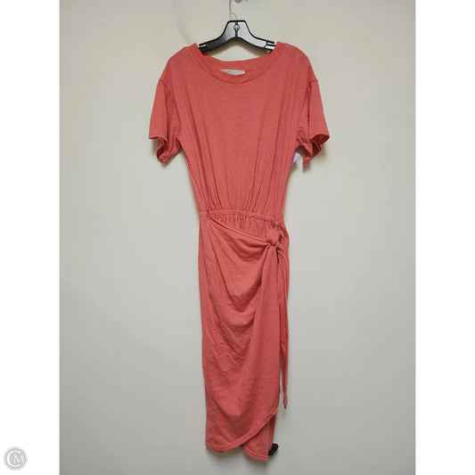 Dress Casual Midi By Free People In Coral, Size: S