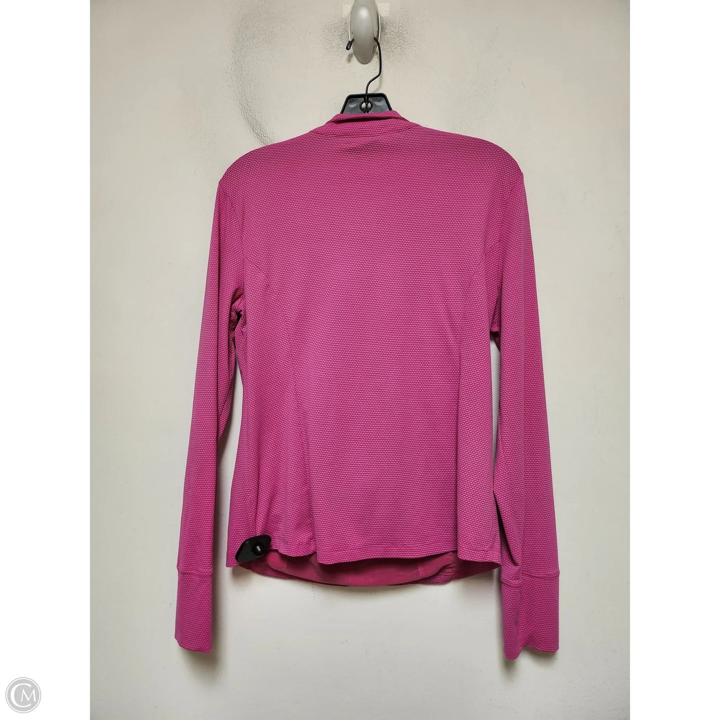 Athletic Top Long Sleeve Collar By Tommy Bahama In Pink, Size: L