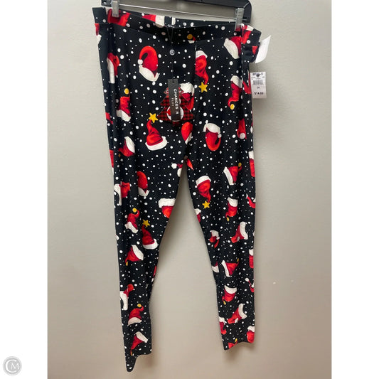 Pants Leggings By Clothes Mentor In Black & Red, Size: 3x