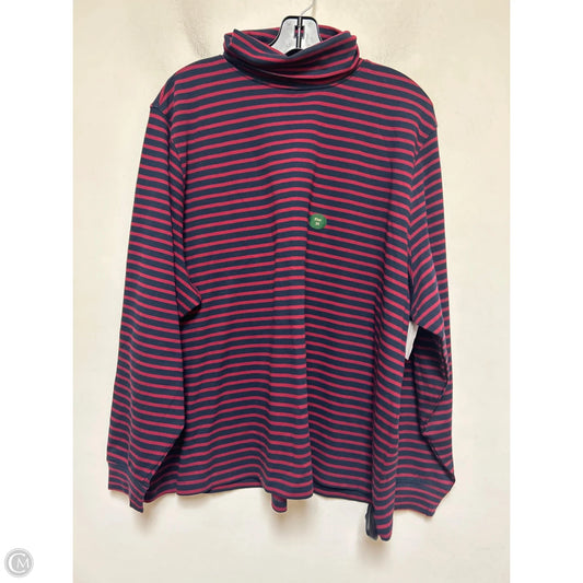 Top Long Sleeve Basic By L.l. Bean In Striped Pattern, Size: 3x
