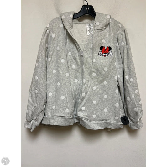 Sweatshirt Hoodie By Disney Store In Polkadot Pattern, Size: 2x