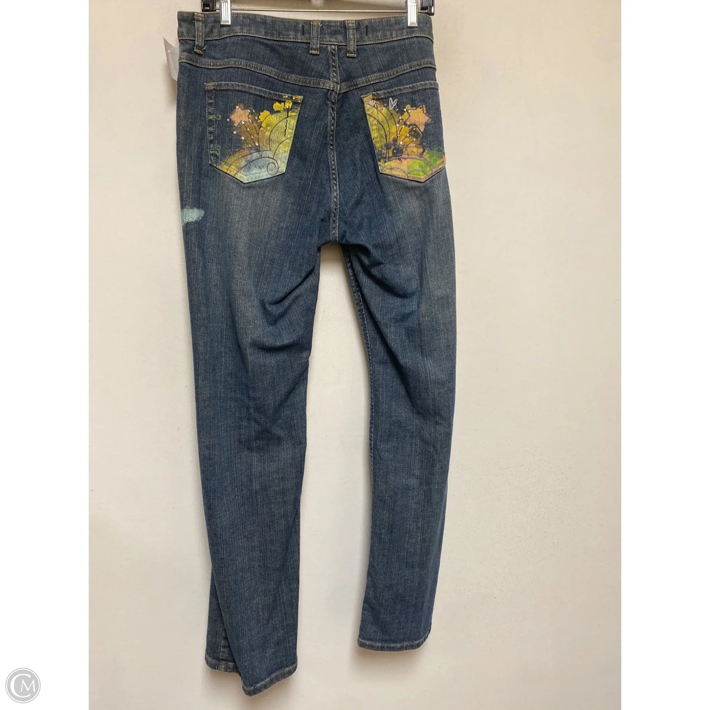 Jeans Straight By Disney Store In Blue Denim, Size: 14