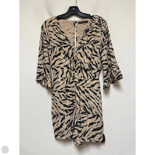 Romper By Abercrombie And Fitch In Black & Tan, Size: S