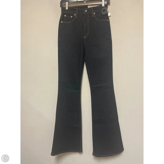 Jeans Flared By Rag & Bones Jeans In Blue Denim, Size: 2