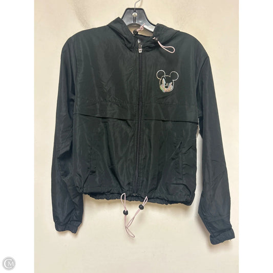 Jacket Windbreaker By Disney Store In Black, Size: S