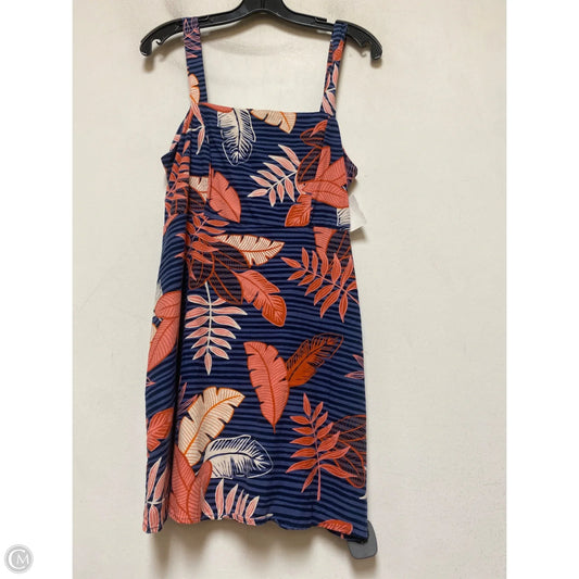 Dress Casual Short By Cotton On In Tropical Print, Size: M