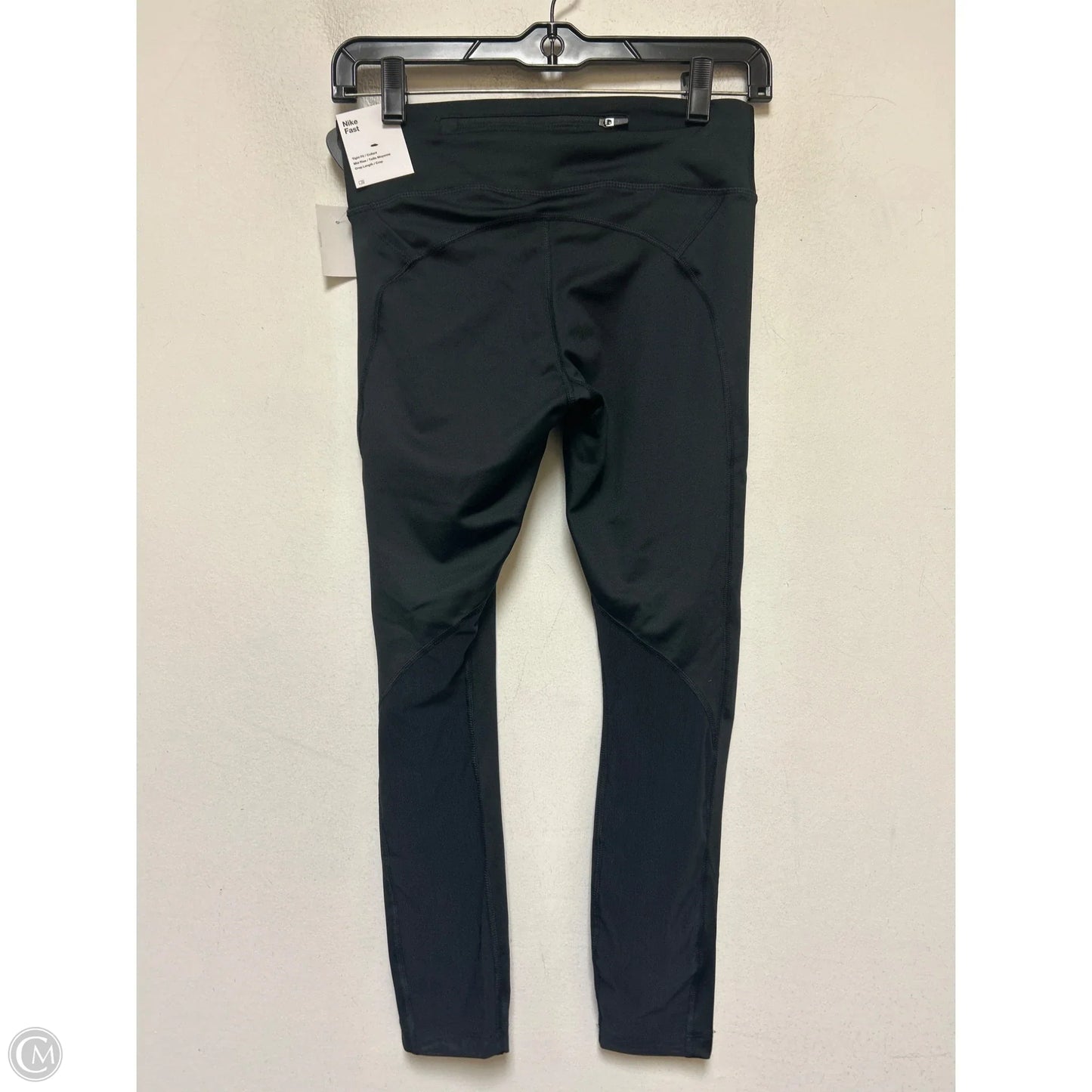 Athletic Leggings By Nike In Black, Size: S