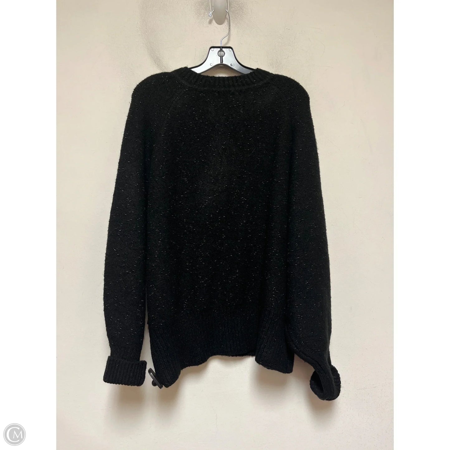 Sweater Designer By Karl Lagerfeld In Black, Size: Xl