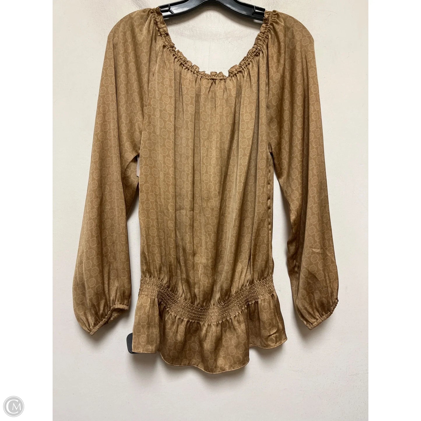 Top Long Sleeve By Michael By Michael Kors In Gold, Size: M