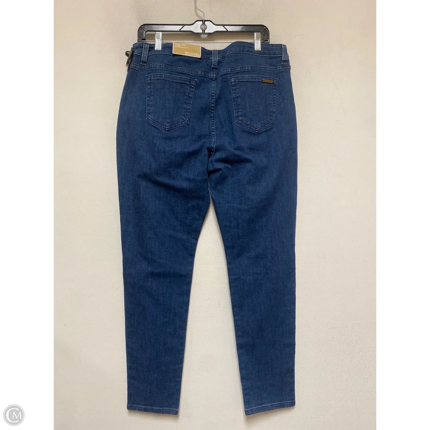 Jeans Skinny By Michael By Michael Kors In Blue Denim, Size: 14