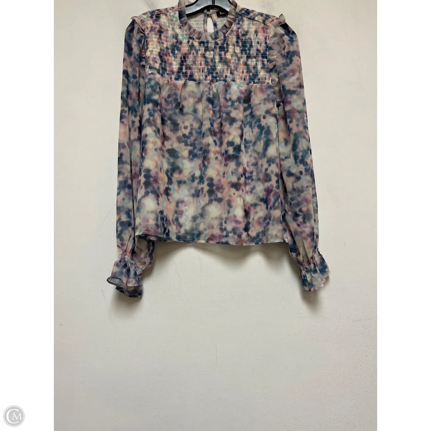Top Long Sleeve By Steve Madden In Multi-colored, Size: S