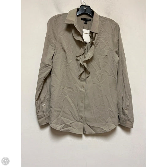 Top Long Sleeve By Banana Republic In Taupe, Size: Xs