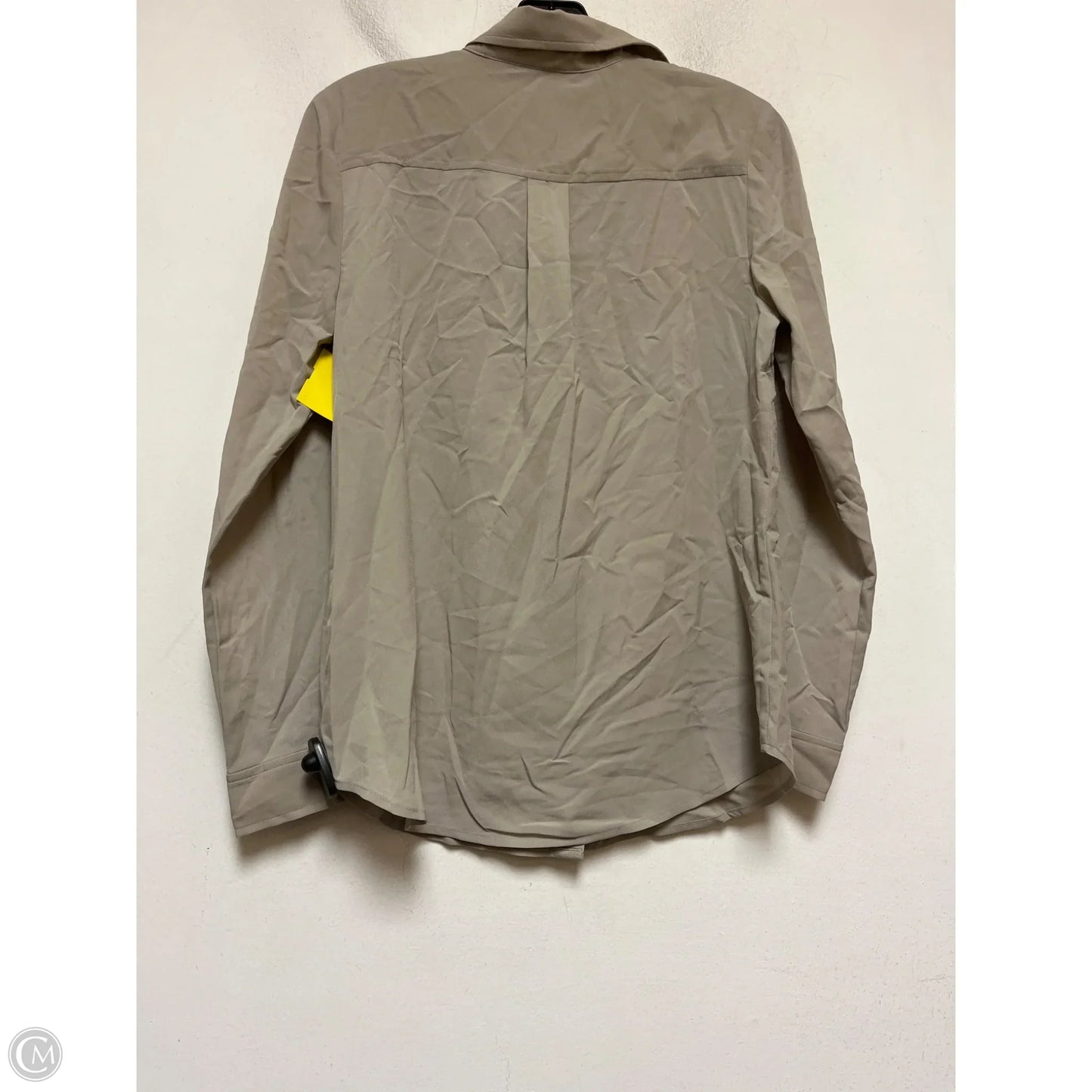 Top Long Sleeve By Banana Republic In Taupe, Size: Xs