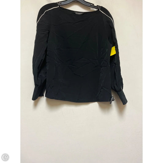 Top Long Sleeve By Banana Republic In Black, Size: Xs