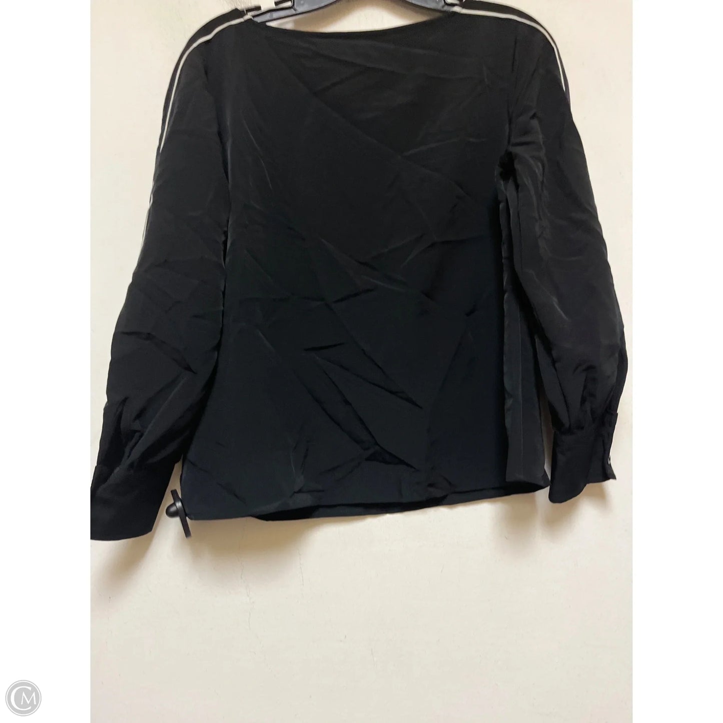 Top Long Sleeve By Banana Republic In Black, Size: Xs