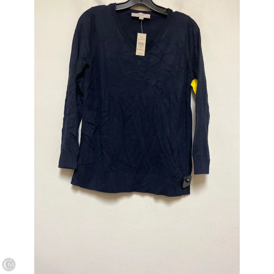 Top Long Sleeve By Loft In Navy, Size: Sp