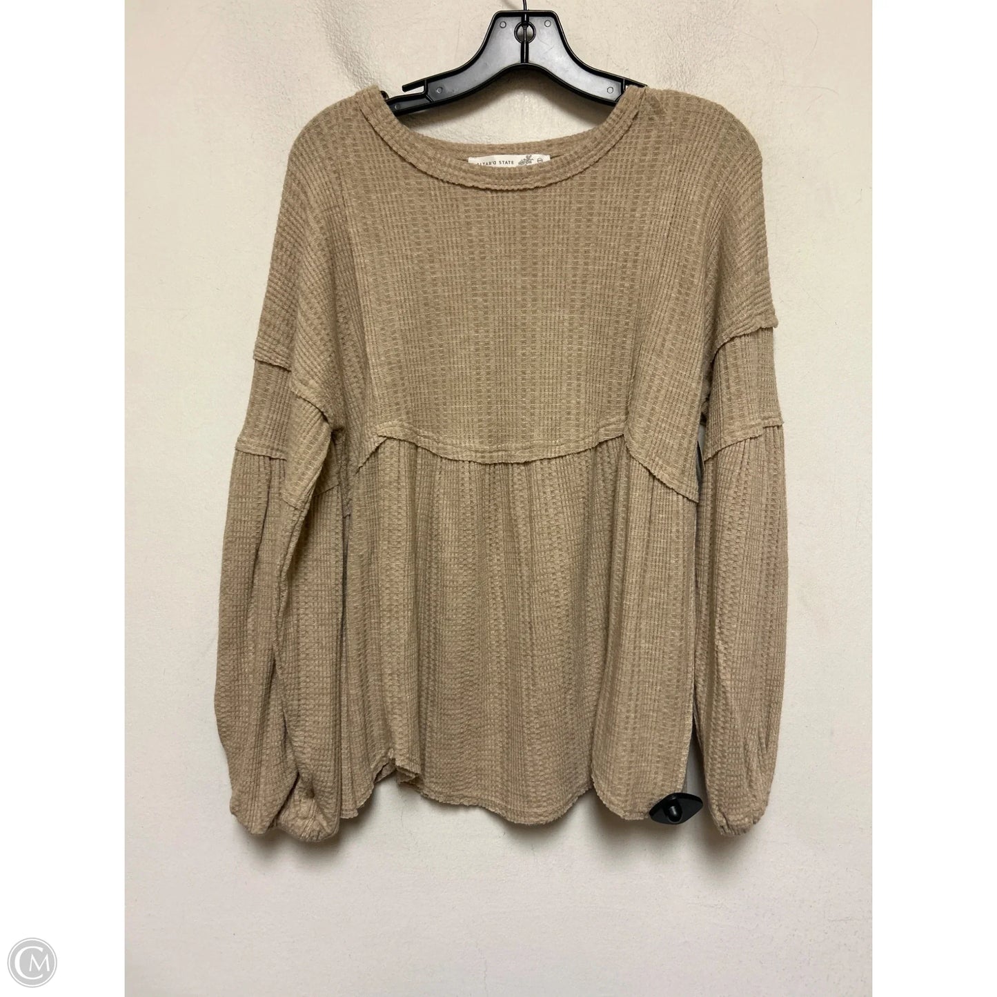 Top Long Sleeve By Altard State In Cream, Size: Xxs