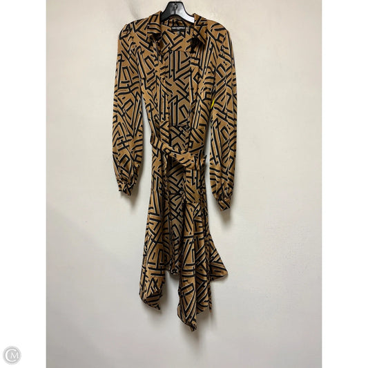 Dress Designer By Karl Lagerfeld In Black & Brown, Size: 2