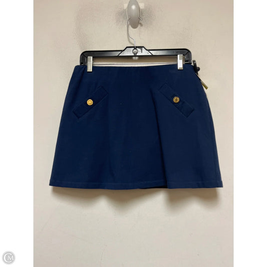 Skort Designer By Lilly Pulitzer In Navy, Size: 8