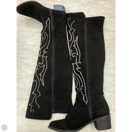 Boots Western By Olivia Miller In Black, Size: 8.5