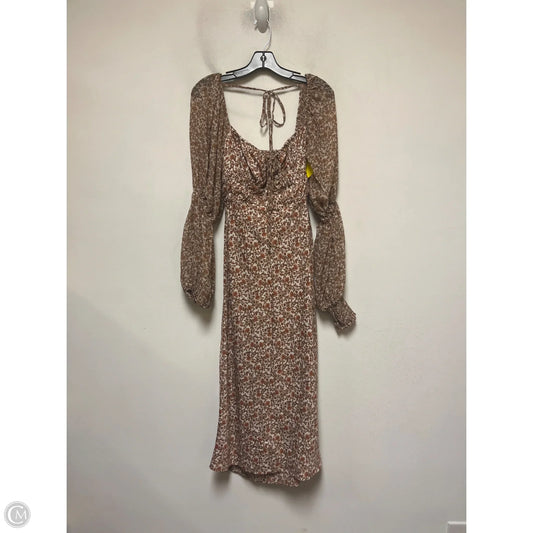 Dress Casual Midi By Free People In Floral Print, Size: S