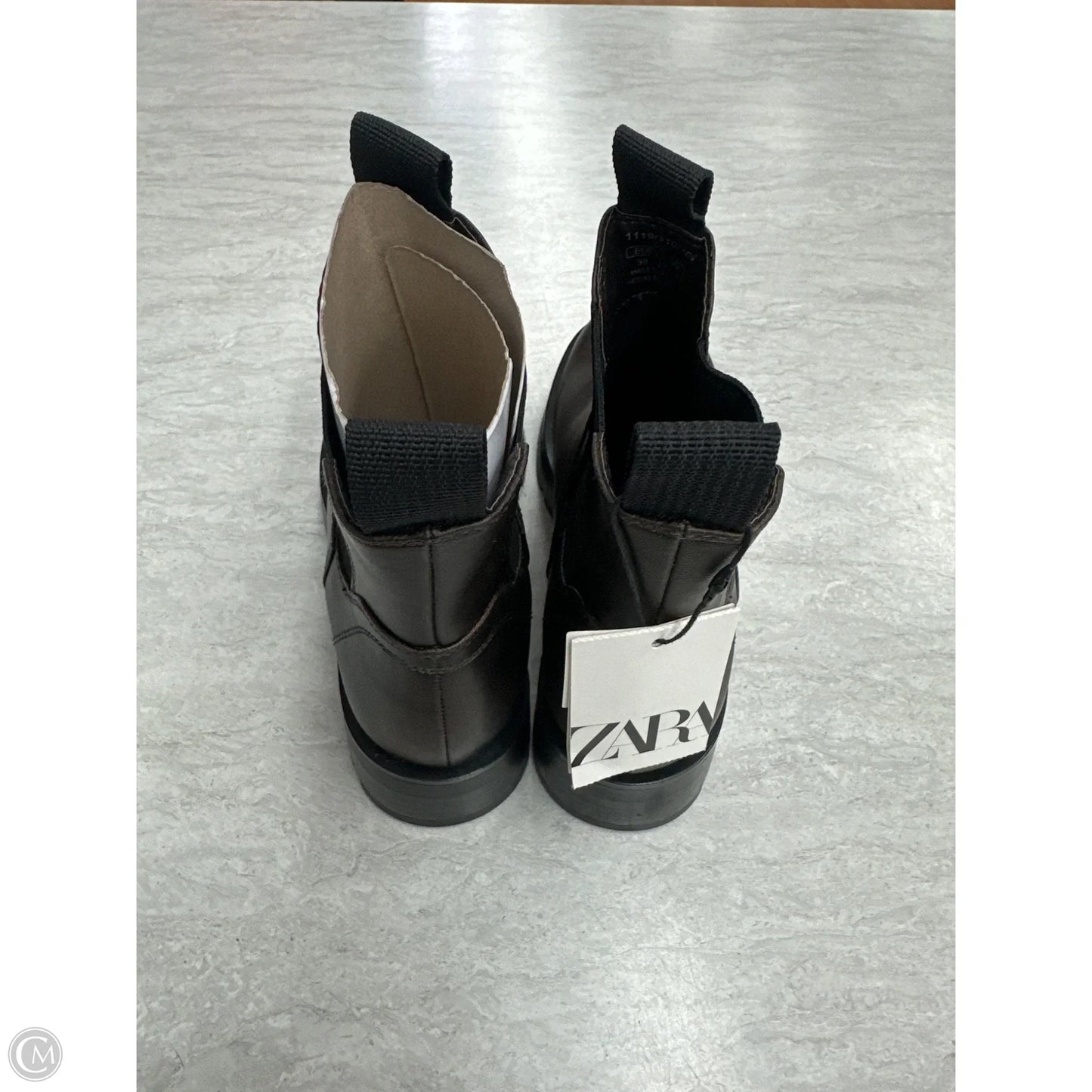 Boots Ankle Flats By Zara In Brown, Size: 8.5