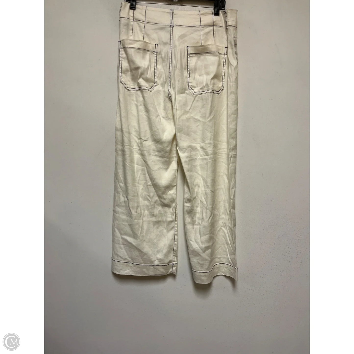 Pants Wide Leg By Maeve In Ivory, Size: 8