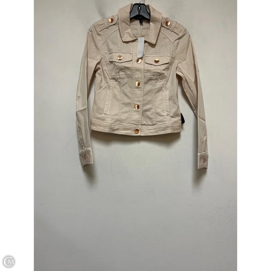 Jacket Shirt By White House Black Market In Cream, Size: Xs