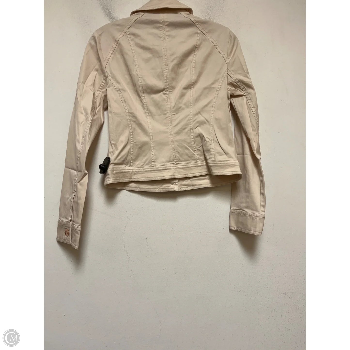 Jacket Shirt By White House Black Market In Cream, Size: Xs