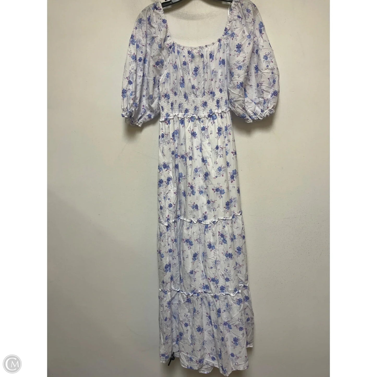 Dress Casual Midi By Target-designer In Blue & Purple, Size: M