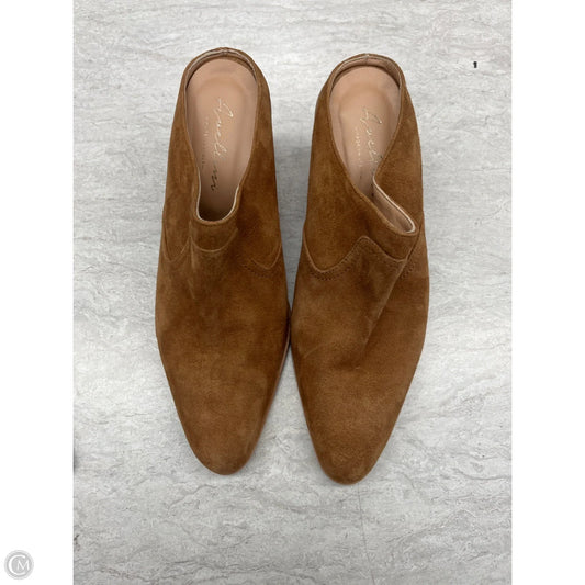 Shoes Heels Block By Clothes Mentor In Tan, Size: 10